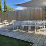 maison-parc hiver-terrasse-piscine-garage